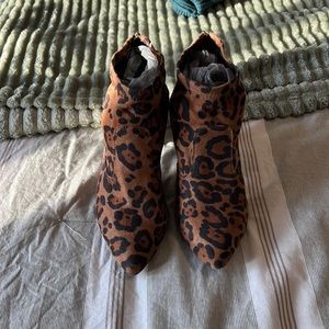 Leopard booties